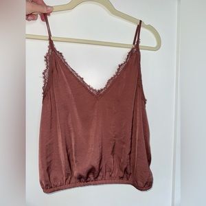 Abercrombie & Fitch mauve cami tank top, size Small.